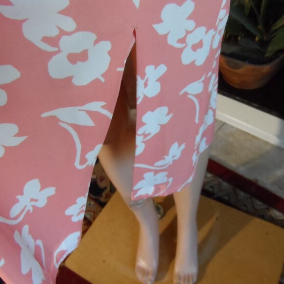 Altuzarra Soft Peach/White Floral Print Shirt Dress Size IT 40 - US 8 - Picture 14 of 16